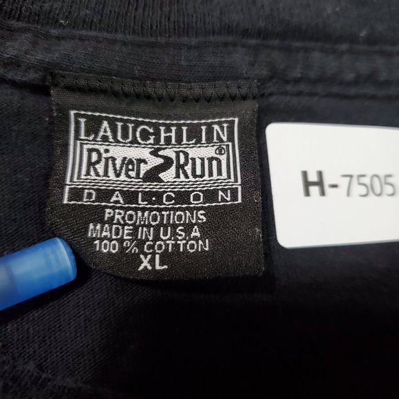 River Run Men Shirt XL Laughlin 25th Anniversary Bottoms‎ Ups Graphic Y2K Tee - Picture 9 of 9